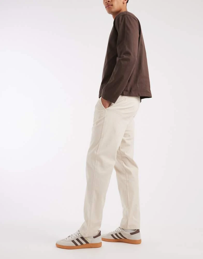 JJ Rebel JJ Rebel loose fit chinos in cream 3