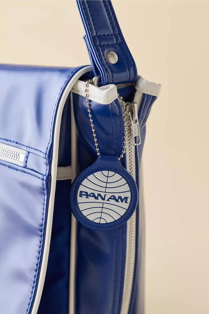Urban Outfitters Pan Am Logo Faux Leather Travel Messenger Bag 5
