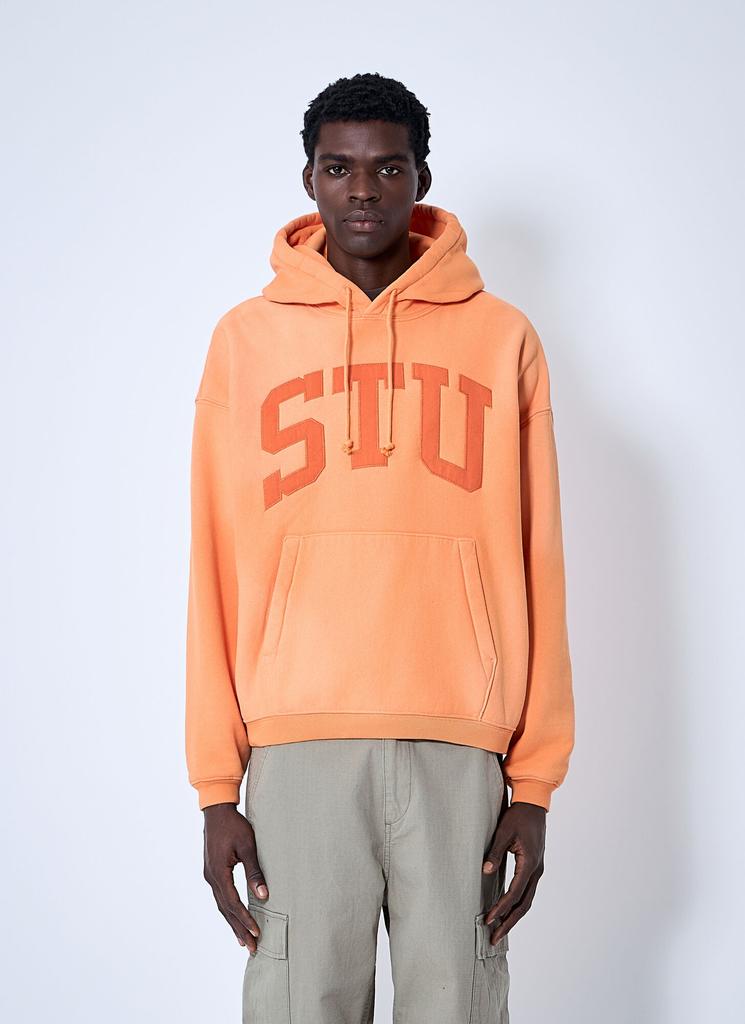 STUSSY Outline Zip Hoodie Olive - Hoodies - BeyondStyle