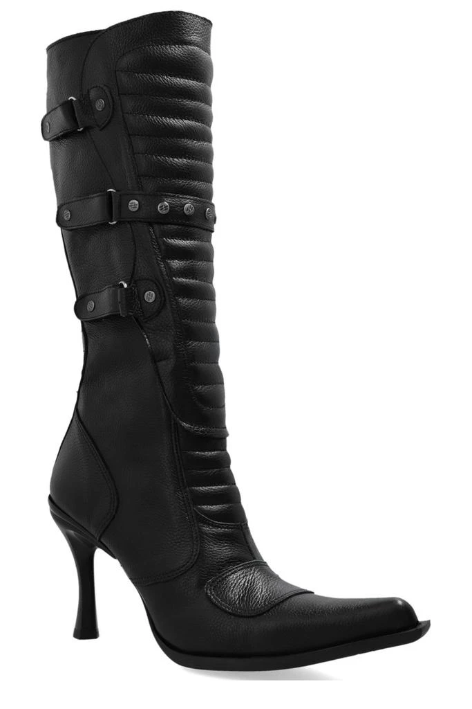 Vetements Vetements X New Rock Buckle-Detailed Knee-High Boots 2
