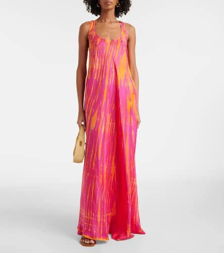 ANNA KOSTUROVA Camille silk maxi dress 2