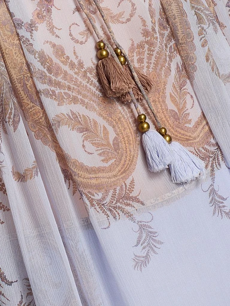 Zimmermann Hypnotic Billow Split-Neck Blouse 7