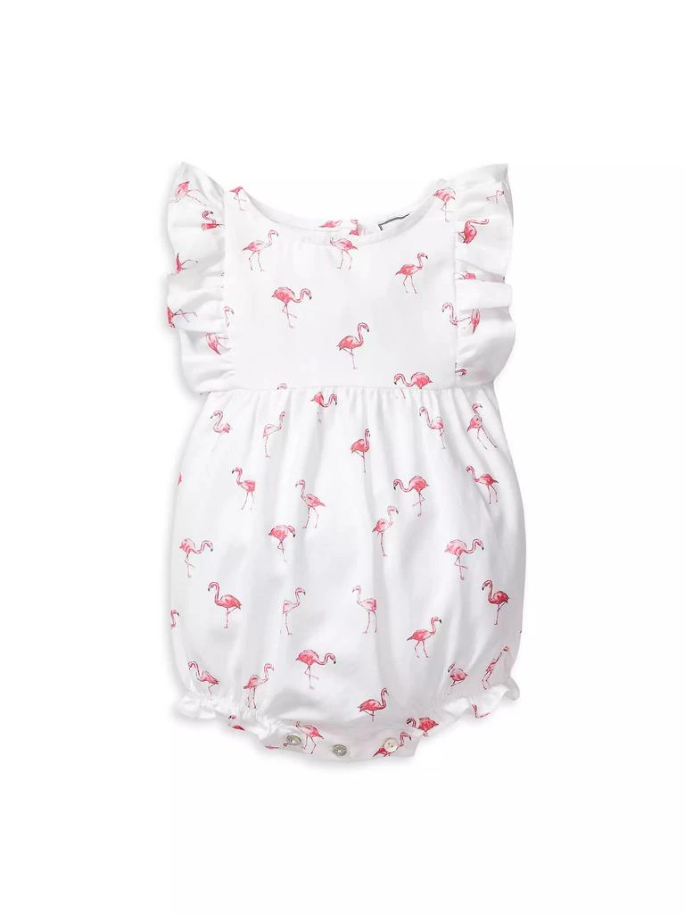 Petite Plume Baby Girl's Flamingo Print Ruffled Romper 1