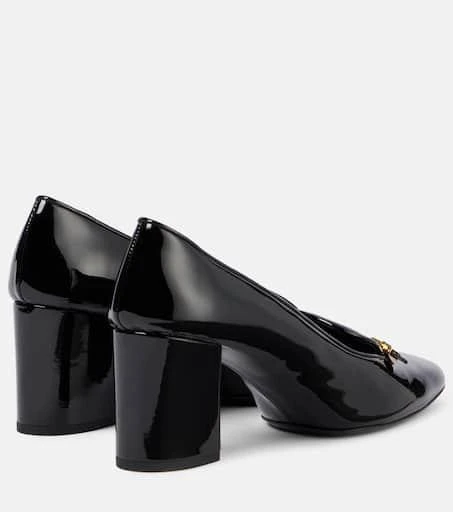 Khaite Elio patent leather loafer pumps 2