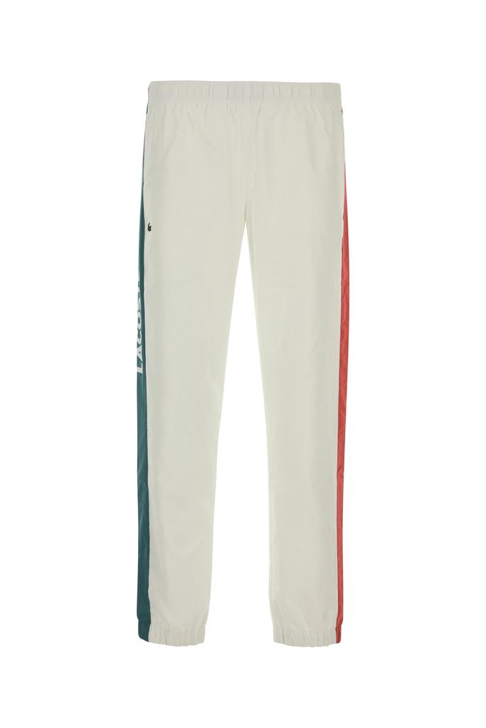 Lacoste White polyester joggers
