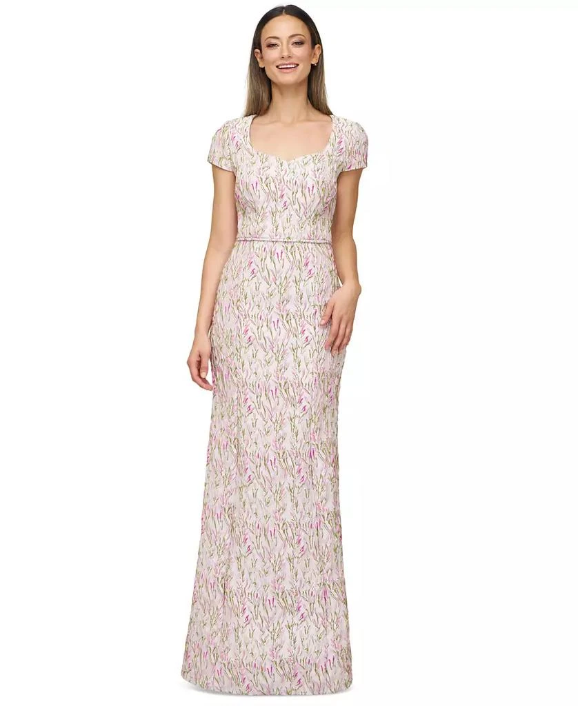 JS Collections Women's Embroidered Sweetheart Mermaid Gown 1