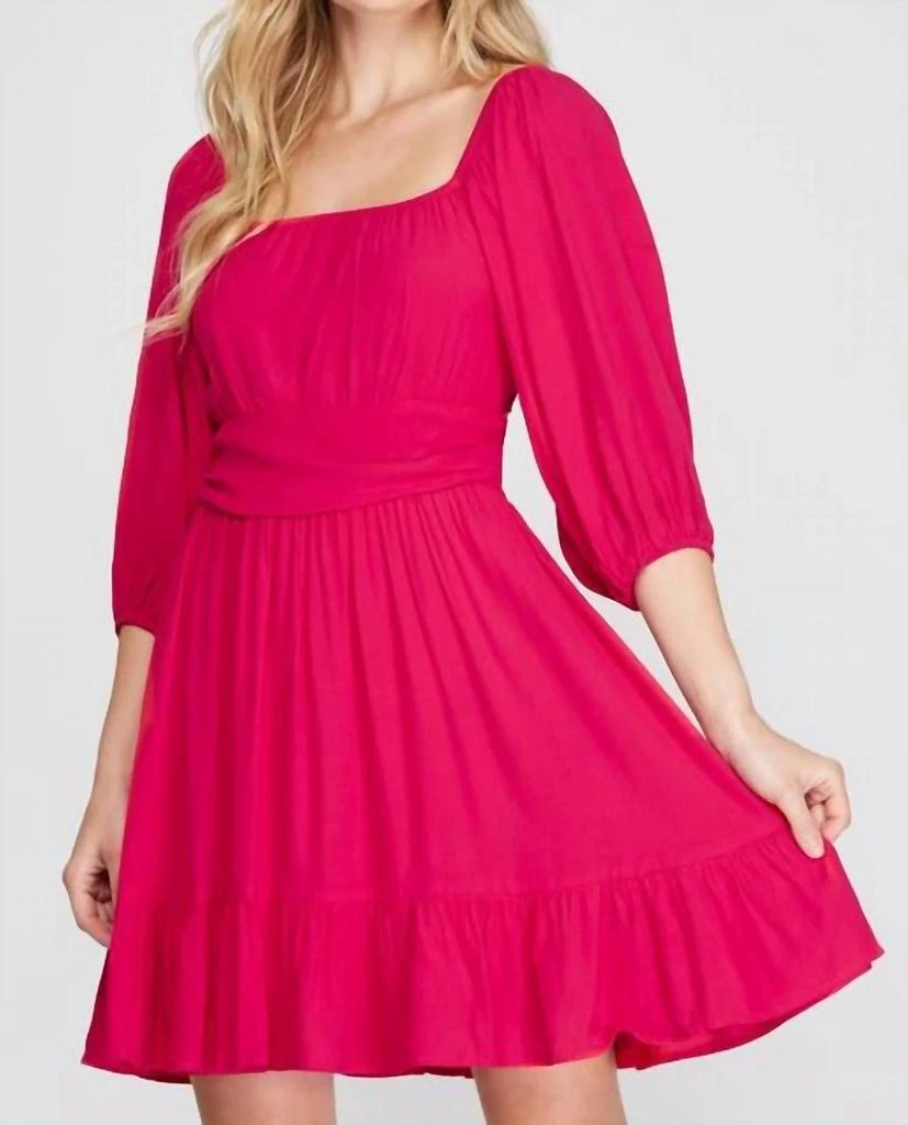 She + Sky She + Sky - Pretty Berry Dress 1