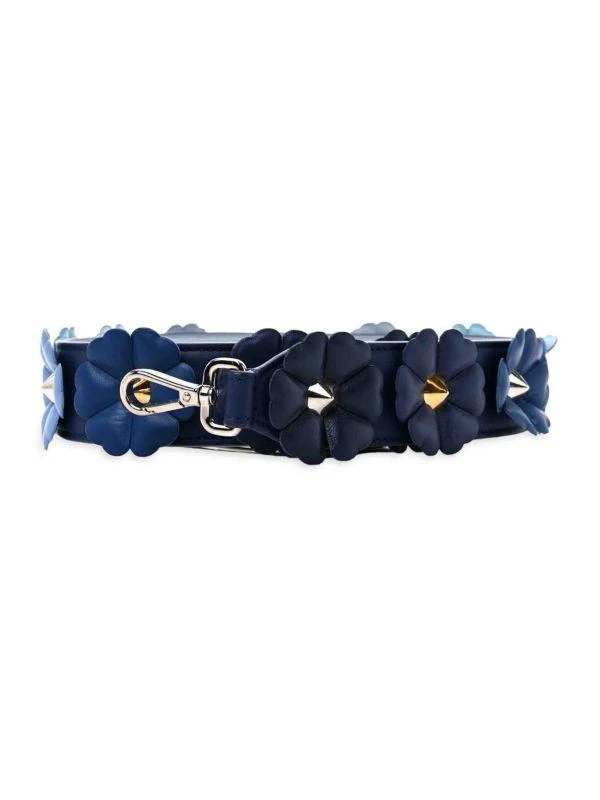 Fendi Embellished Leather Bag Strap 1