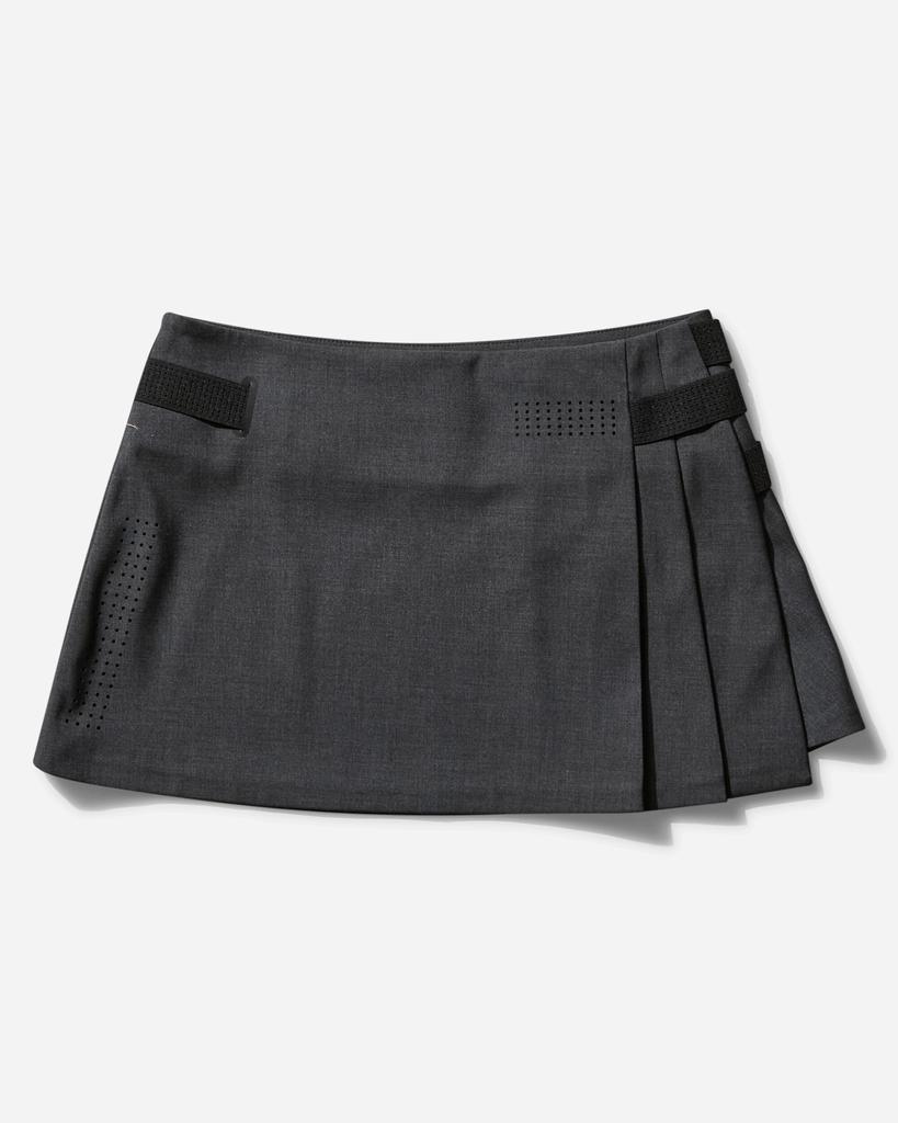 Hyein Seo Women's Pleated Wrap Skirt Dark Grey