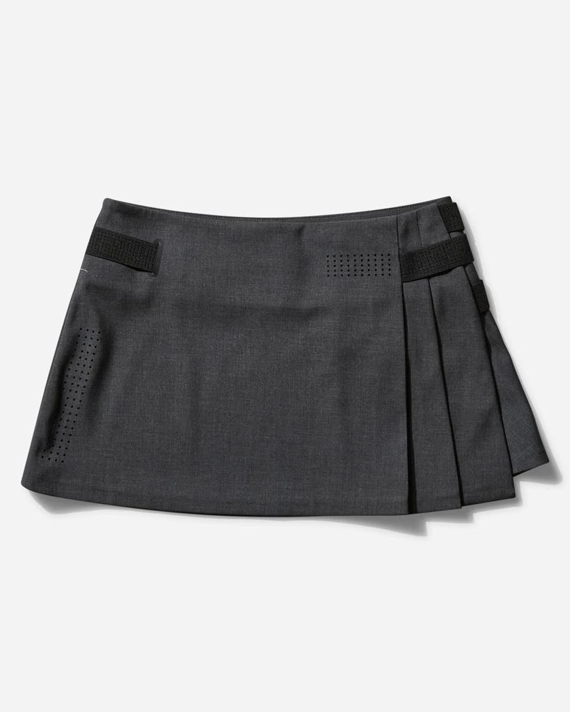 Hyein Seo Women's Pleated Wrap Skirt Dark Grey 1
