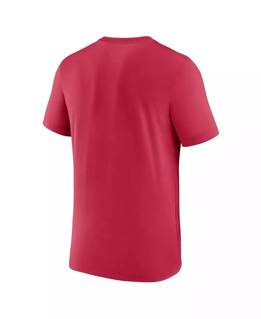 NIKE Men's Red Barcelona Drac Pack Swoosh T-shirt 3