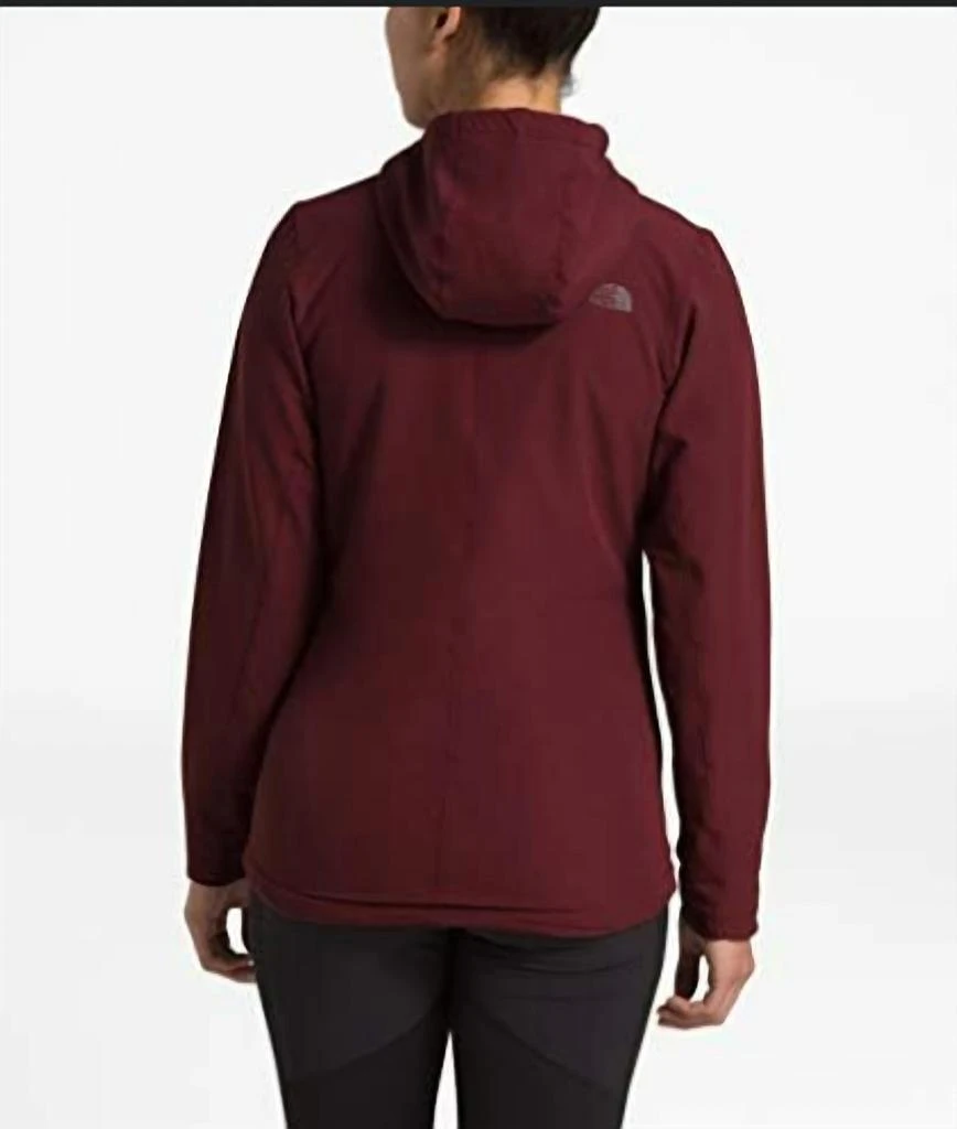 The North Face Women's Shelbe Raschel Hoodie In Deep Garnet Red 2