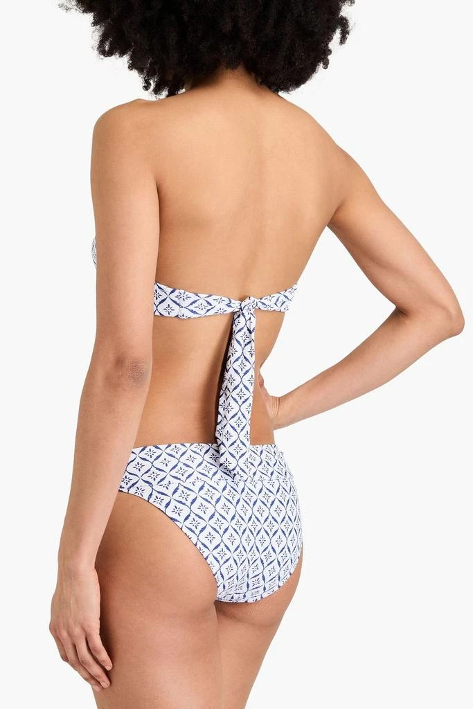 Heidi Klein Capri printed underwired bandeau bikini top 3