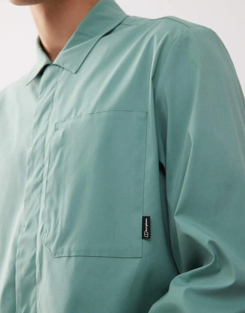 Berghaus Berghaus Shirt explorer long sleeve overshirt in light terrain 3