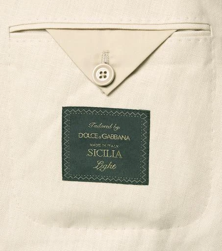 Dolce 
Gabbana Double-breasted linen blazer 7