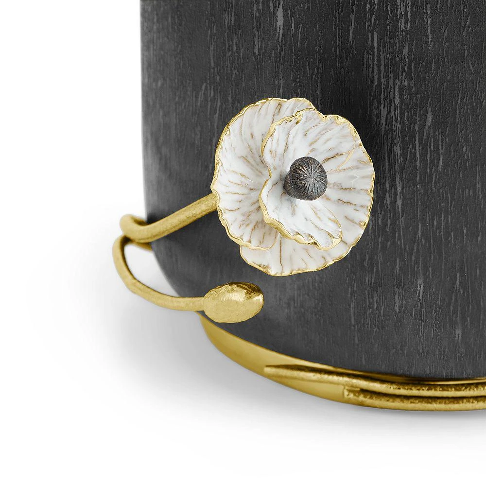 Michael Aram Anemone Waste Basket 3