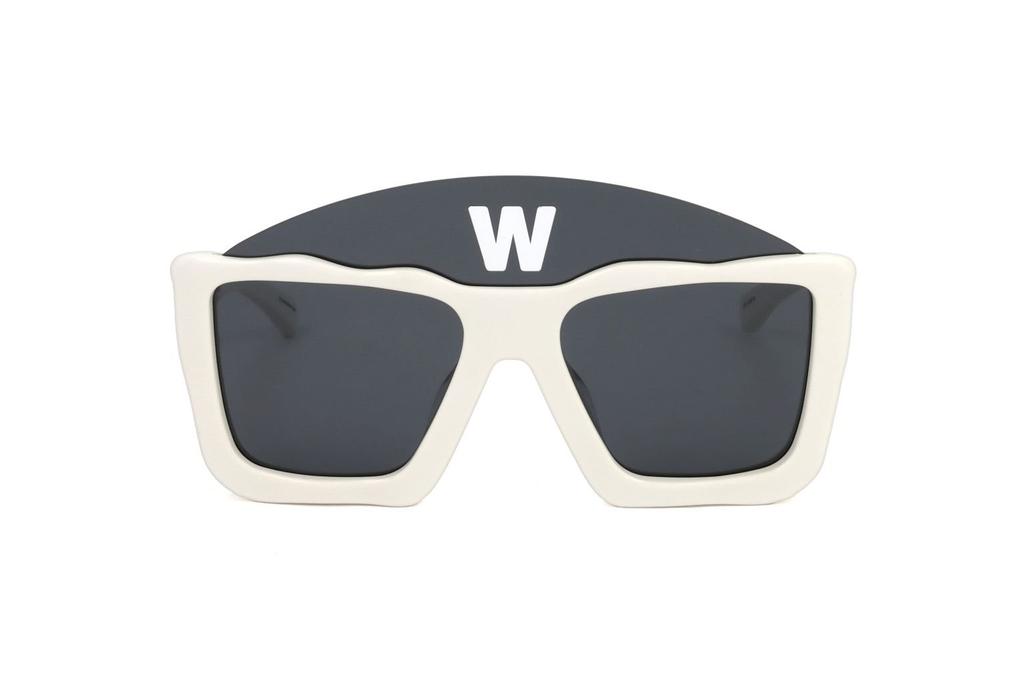 Walter Van Beirendonck⁄LINDA FARROW⁄Sunglasses⁄Plastic⁄GRN⁄WVB