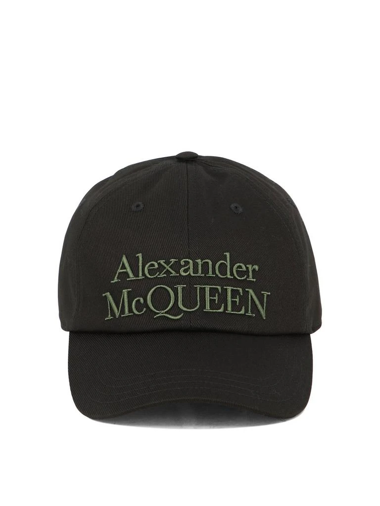 Alexander McQueen Alexander McQueen Logo Embroidered Baseball Cap 1