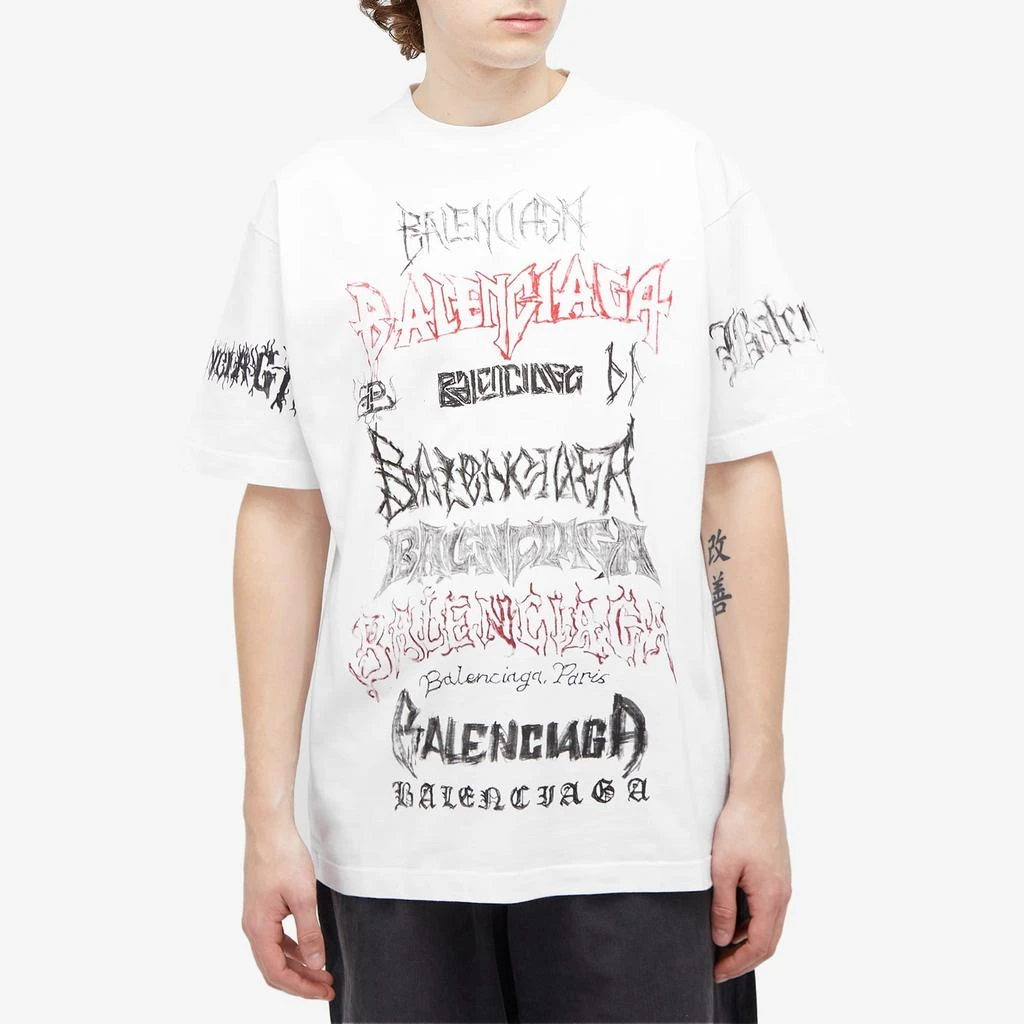 Balenciaga Balenciaga Large Fit T-Shirt 2