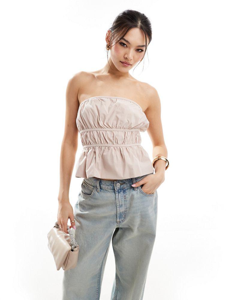 asos shirred top