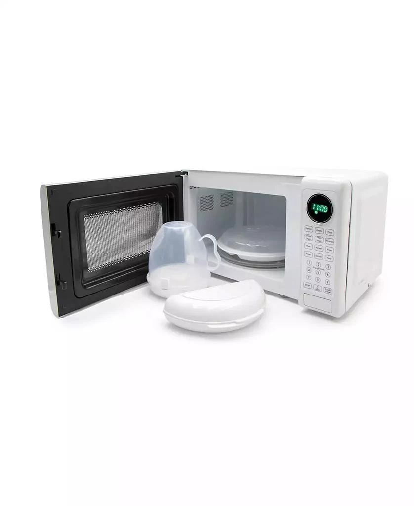 Nostalgia 0.7 Cubic Feet Retro Microwave Oven 3