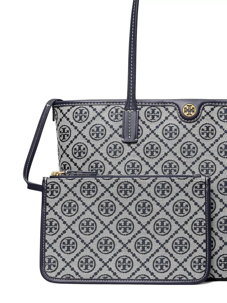 Tory Burch Small T Monogram Zip Tote Bag 5