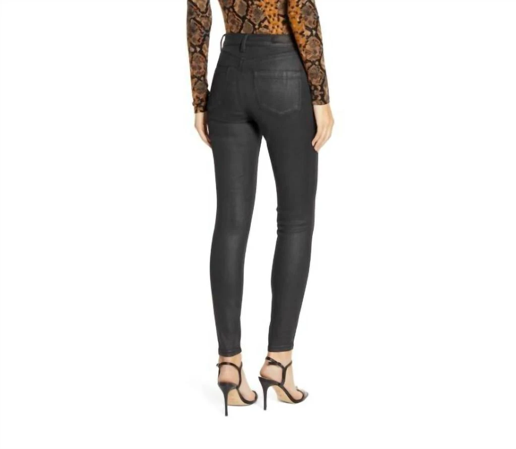 Blank NYC Coated High Rise Skinny Jeans In Black 3