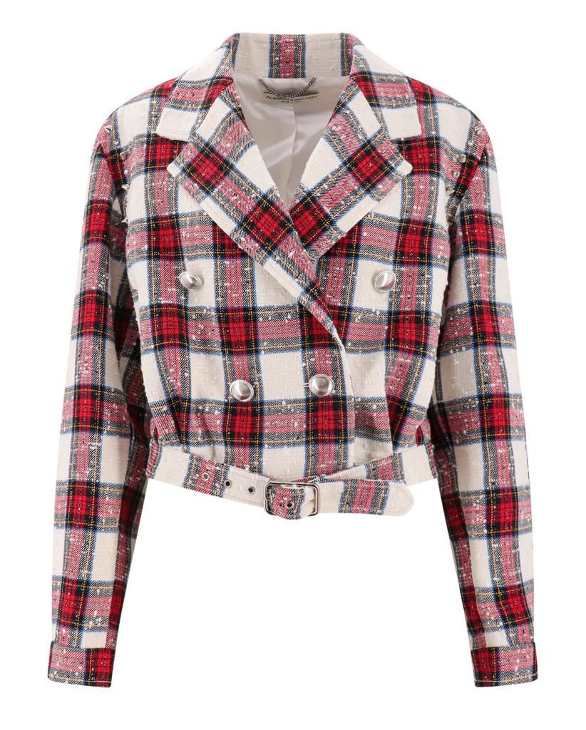 ジャケット ALESSANDRA RICH OFF SHOULDER JACKET TWEED BOUCLE Tweed bouclé off-the-shoulder jacket - Alessandra Rich