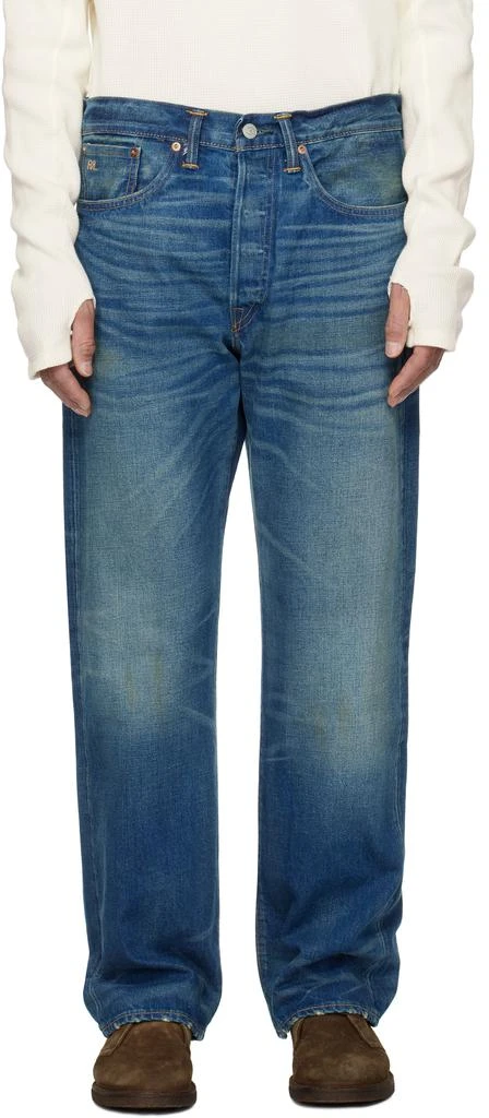 RRL Indigo Vintage 5-Pocket Jeans 1