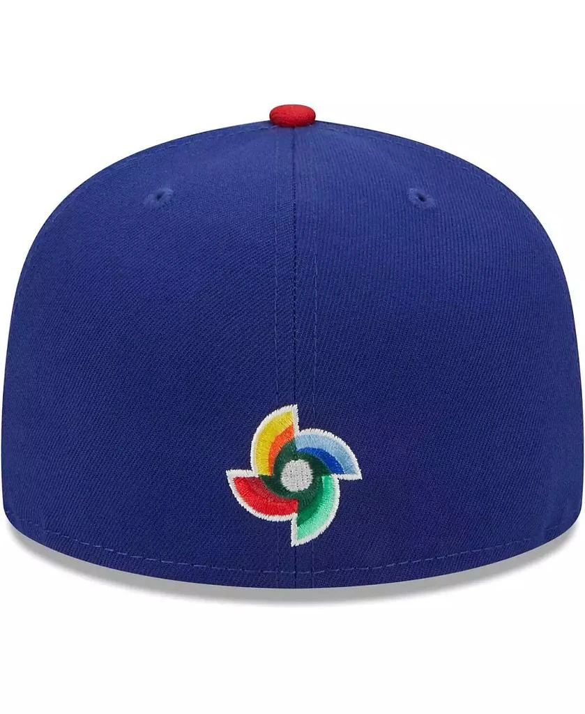 New Era Men's Blue Dominican Republic Baseball 2023 World Baseball Classic 59FIFTY Fitted Hat 2