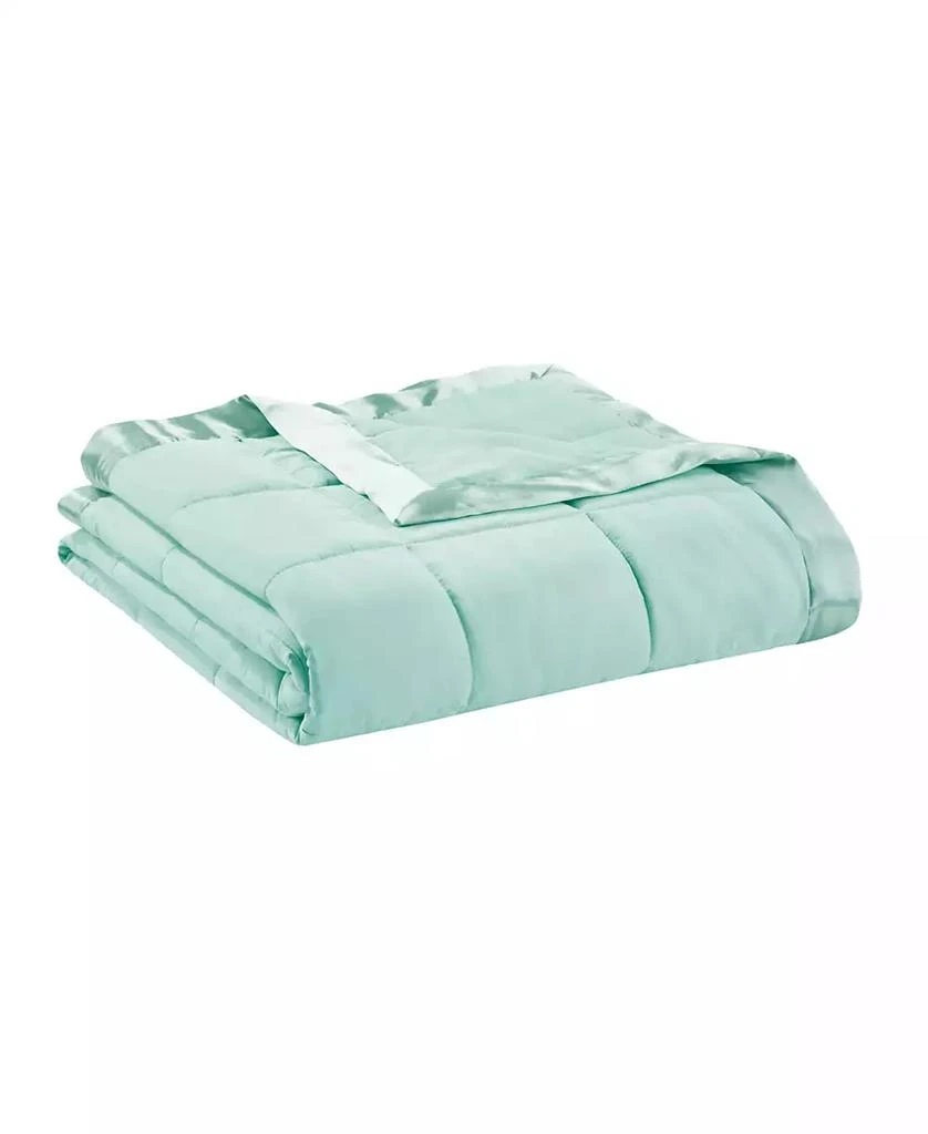Madison Park Windom Lightweight Down Alternative Satin Trim Blanket 3