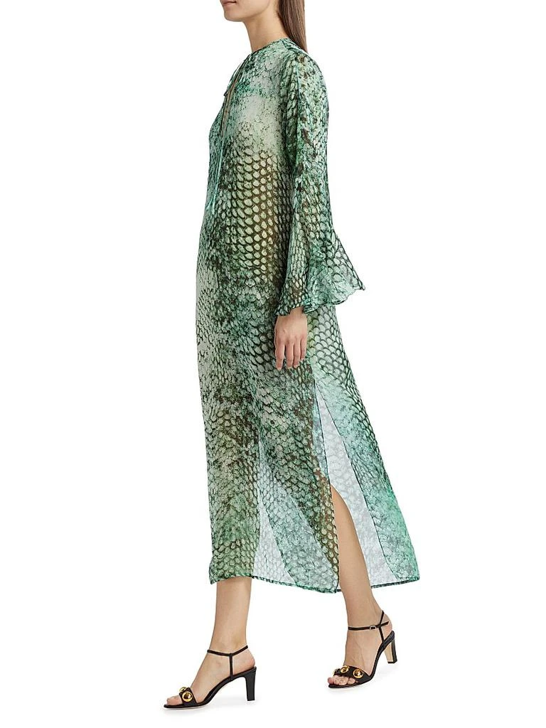 Silvia Tcherassi Aries Silk Kaftan Dress 4