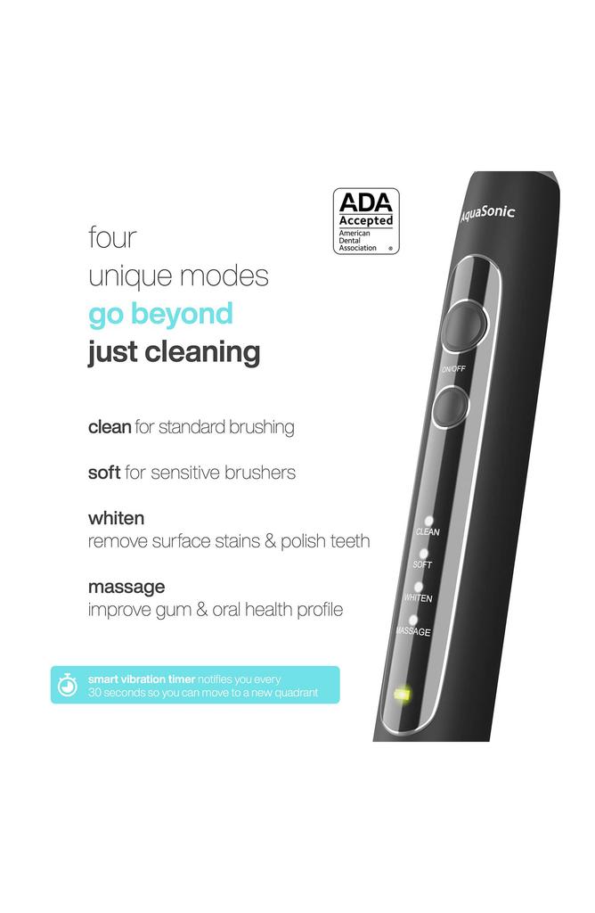 AquaSonic Black Series Pro Ultrasonic Whitening Toothbrush