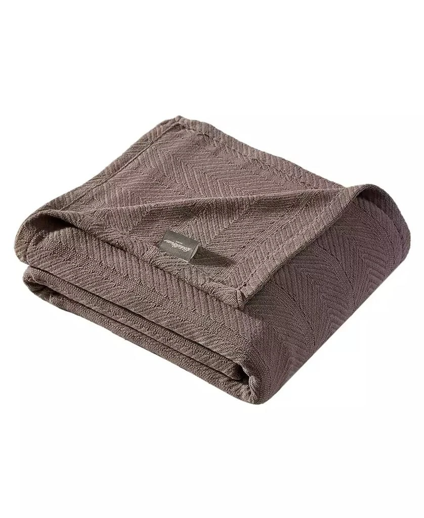 Eddie Bauer CLOSEOUT! Herringbone Solid Blanket 3