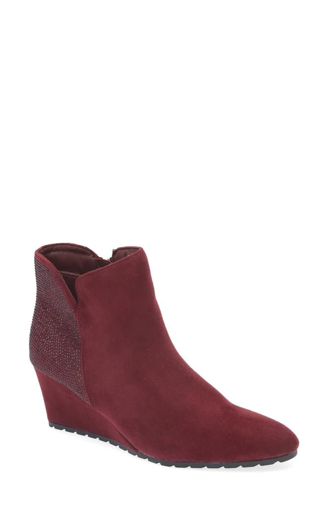 Anne Klein Kenny Rhinestone Wedge Bootie 1