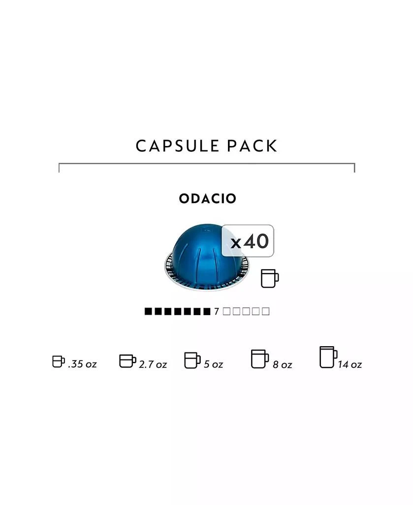Nespresso VertuoLine Odacio, 40 Capsules 5