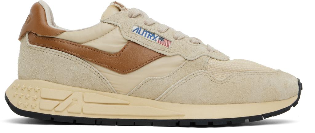 Autry Sneakers Reelwind Low ecrù/bordeaux - Casual Shoes Autry Sneakers Reelwind Low ecrù/bordeaux - Casual Shoes