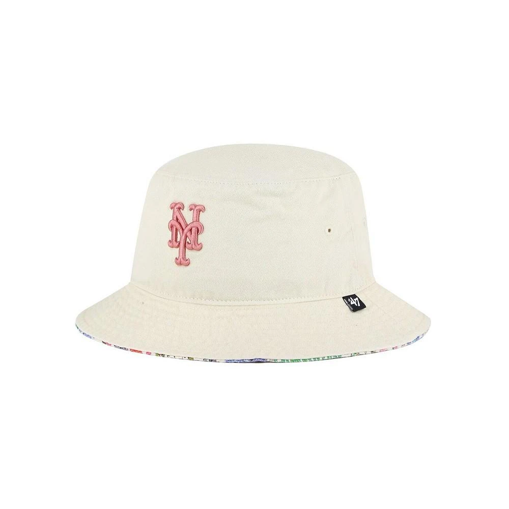 47 Brand Women's Natural New York Mets Pollinator Bucket Hat 1