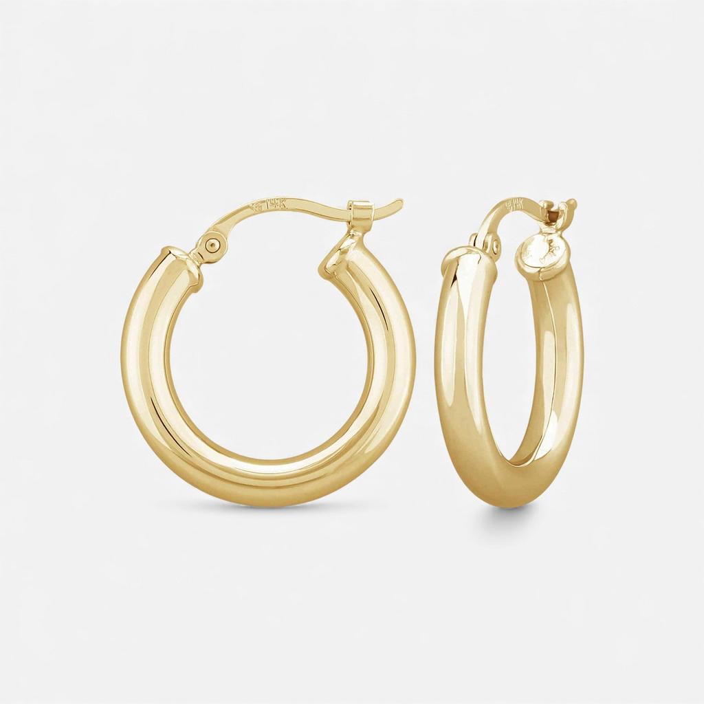 Ina Mar Ina Mar 14K Yellow Gold Hoop Earrings 03/321