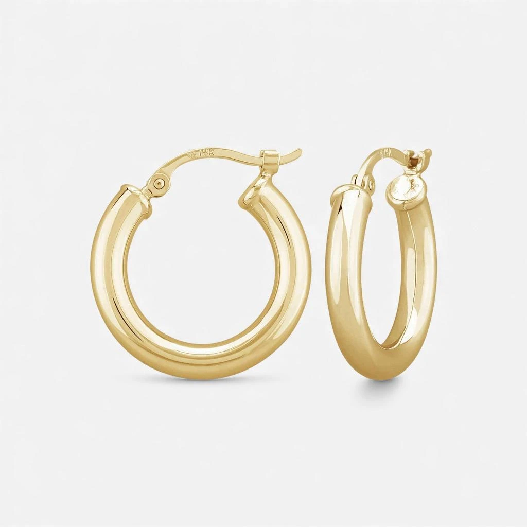 Ina Mar Ina Mar 14K Yellow Gold Hoop Earrings 03/321 1
