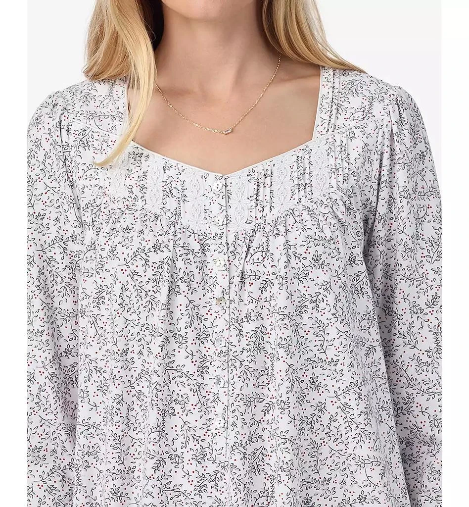 Eileen West Women's Cotton Jersey Embellished Nightgown 4