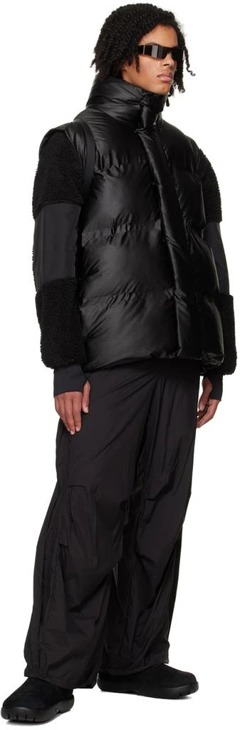 RAINS Black Bator Puffer Vest 4