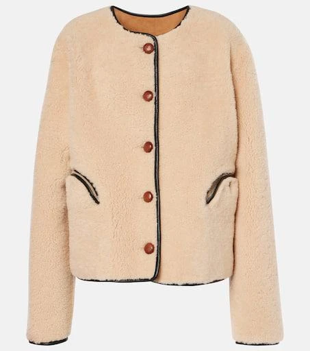 BLAZÉ MILANO Gliss reversible shearling jacket 1