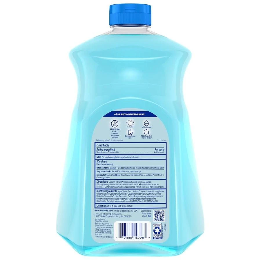 Dial Complete Antibacterial Liquid Hand Soap Refill Spring Water 2