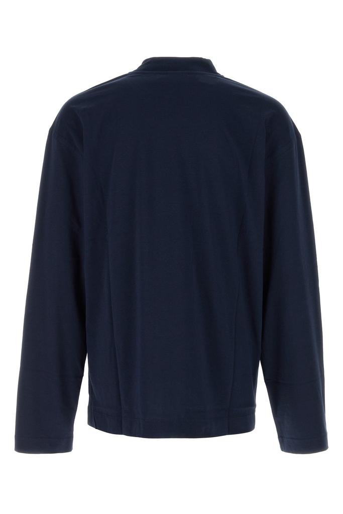 Dries Van Noten Navy blue cotton oversize Heger t-shirt