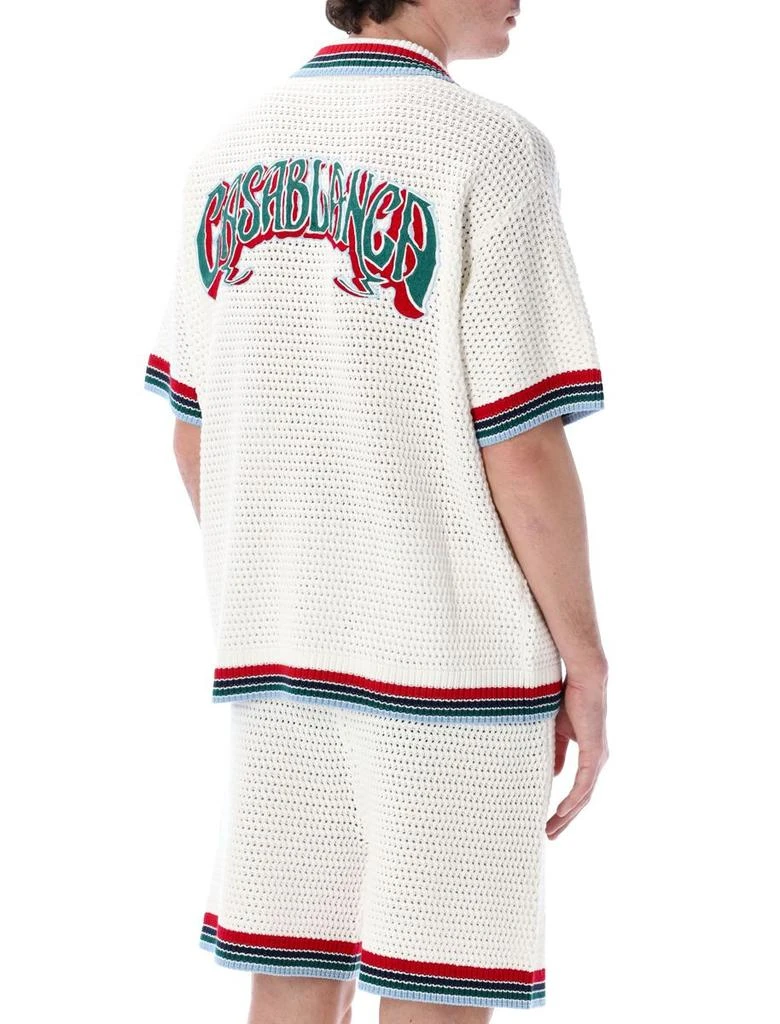 Casablanca Casablanca Gothic Crochet Shirt 2