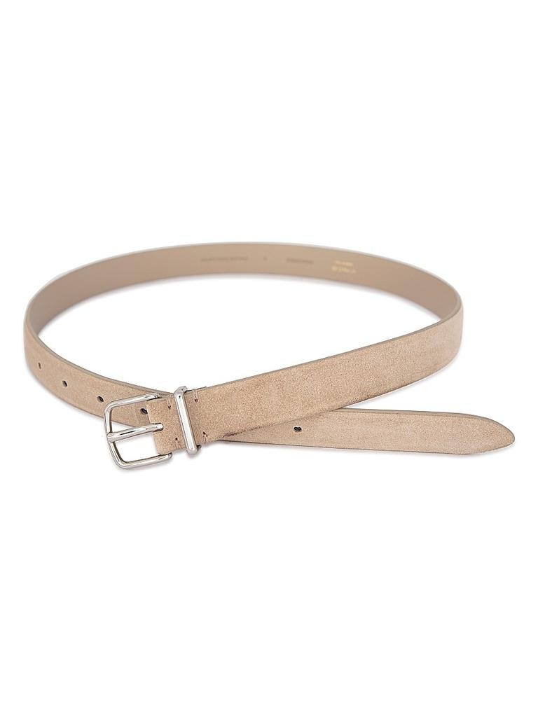 Vince Suede Polished Buckle Belt