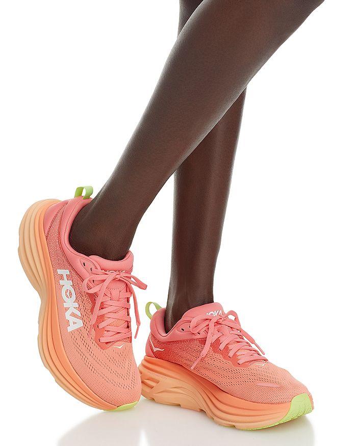 HOKA Women's Bondi 8 Lace Up Sneakers