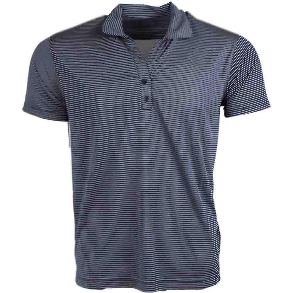 Page & Tuttle Two Color Stripe Short Sleeve Polo Shirt