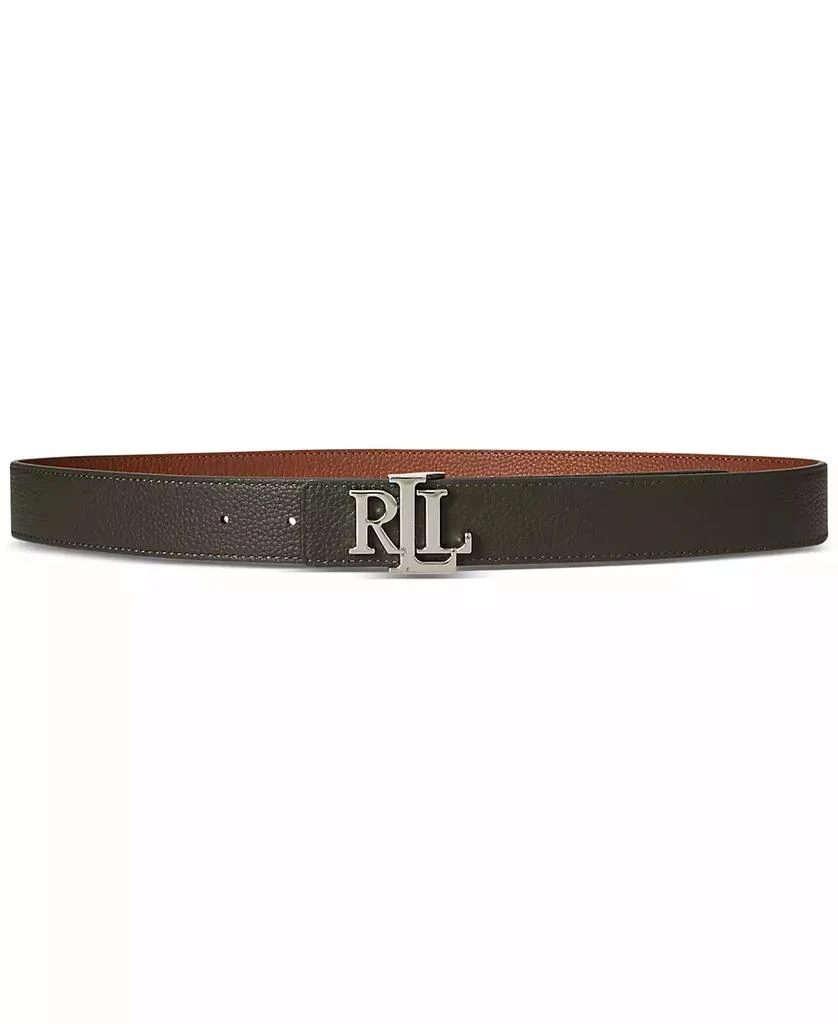 Ralph Lauren Logo Reversible Pebbled Leather Belt 2